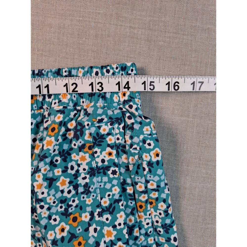 Birddogs Gym Shorts Men Medium Teal Floral Liner Drawstring Zipper Pockets 7in - Picture 11 of 16